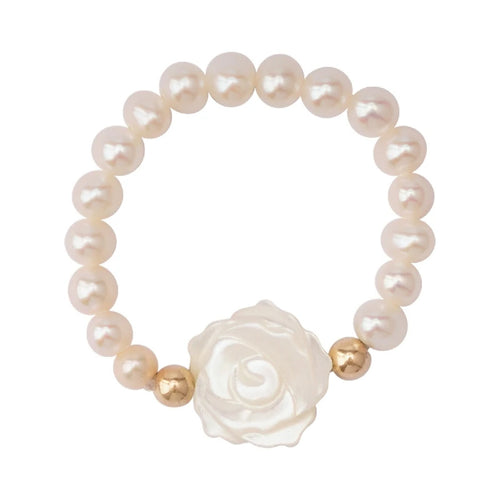 Baroque Pearl Seashell Ring